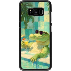 Coque Samsung Galaxy S8 - Crocodile in the swimming pool Summer 2026
