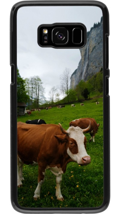 Samsung Galaxy S8 Case Hülle -  Nationalfeiertag Schweiz Kühe