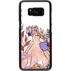 Samsung Galaxy S8 Case Hülle - Taylor Swift Sketch - White