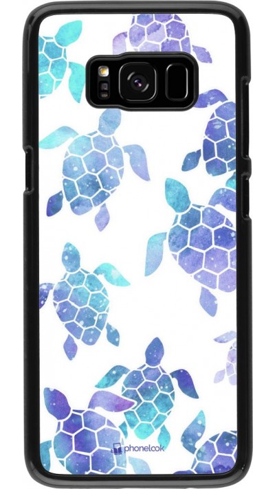 Coque Samsung Galaxy S8 - Turtles pattern watercolor