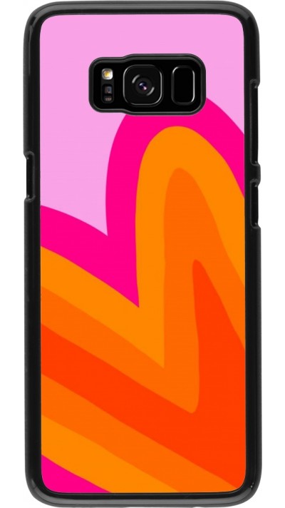 Coque Samsung Galaxy S8 - Valentine 2024 heart gradient
