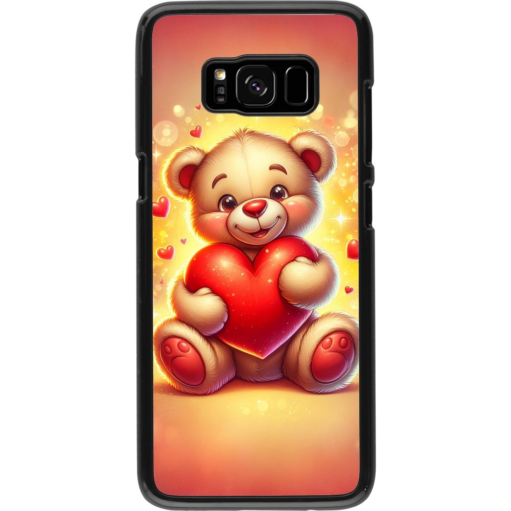 Samsung Galaxy S8 Case Hülle - Valentin 2024 Teddy Liebe