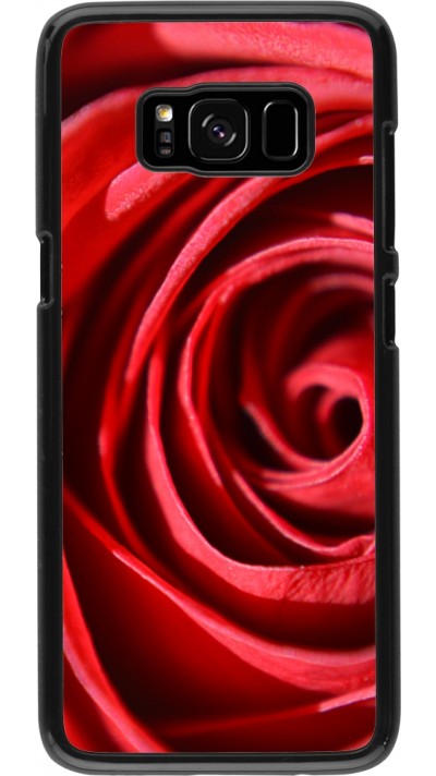 Coque Samsung Galaxy S8 - Valentine 2023 close up rose