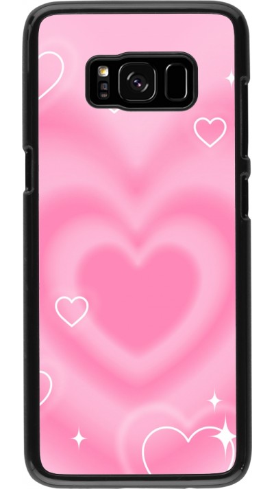 Coque Samsung Galaxy S8 - Valentine 2023 degraded pink hearts