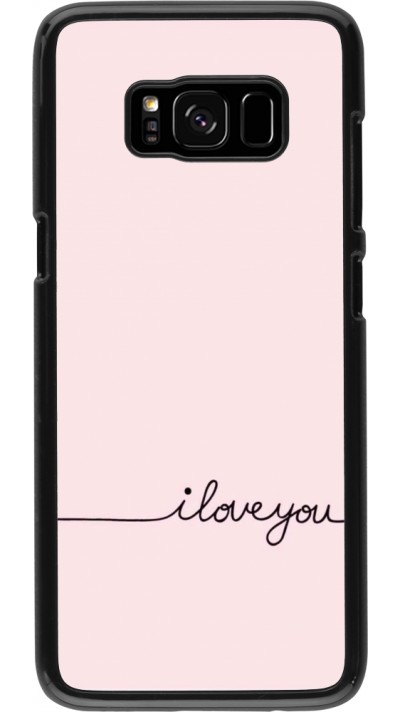 Coque Samsung Galaxy S8 - Valentine 2023 i love you writing