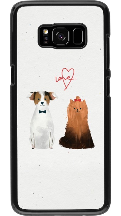 Coque Samsung Galaxy S8 - Valentine 2023 love dogs