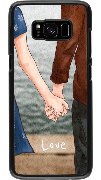 Coque Samsung Galaxy S8 - Valentine 2023 lovers holding hands