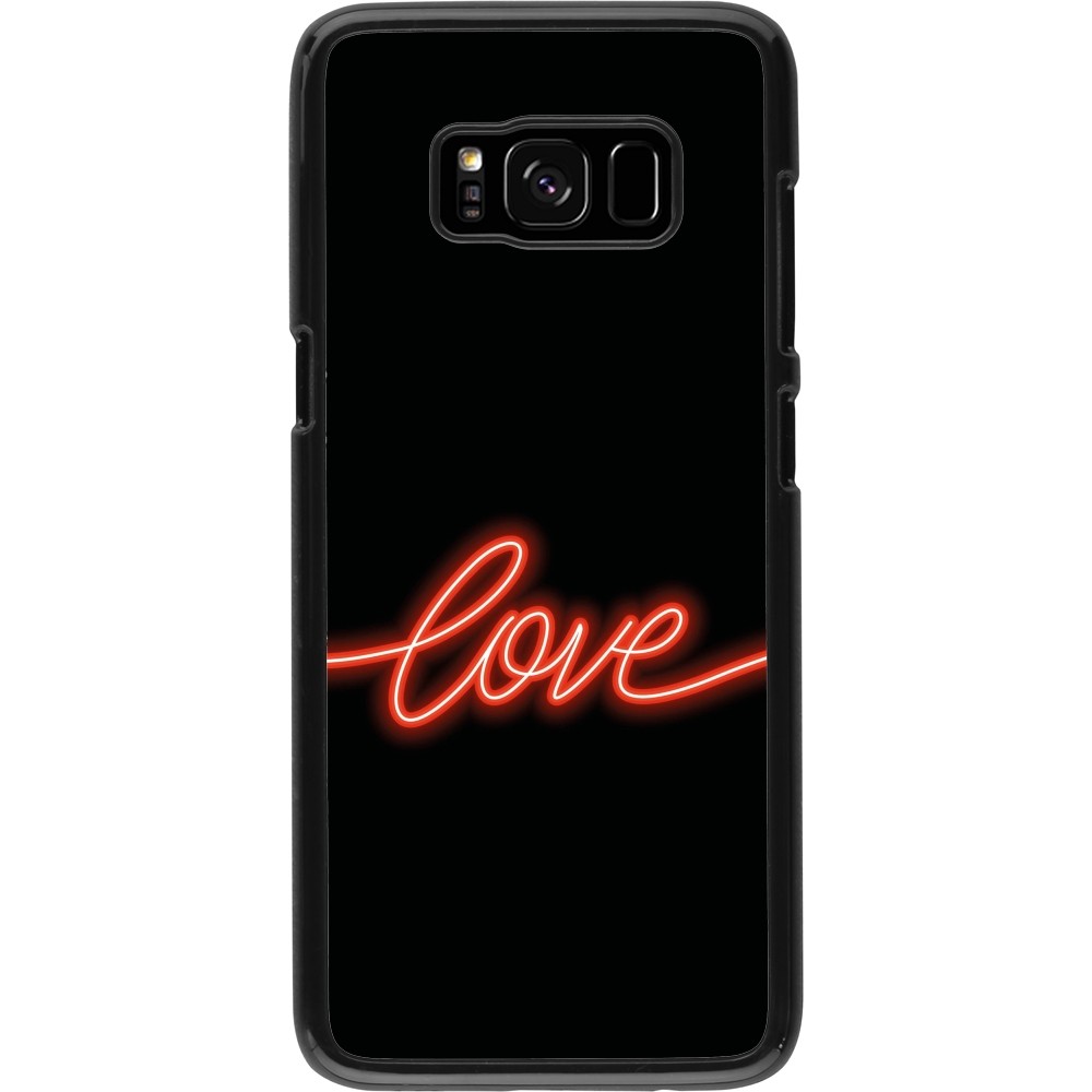 Coque Samsung Galaxy S8 - Valentine 2023 neon love