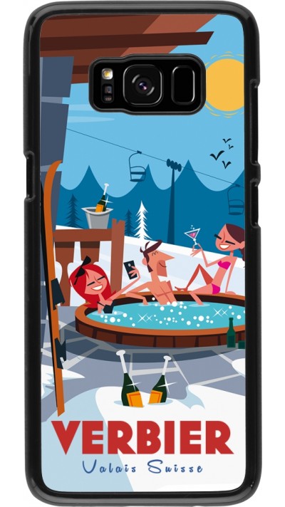 Samsung Galaxy S8 Case Hülle - Verbier Mountain Jacuzzi