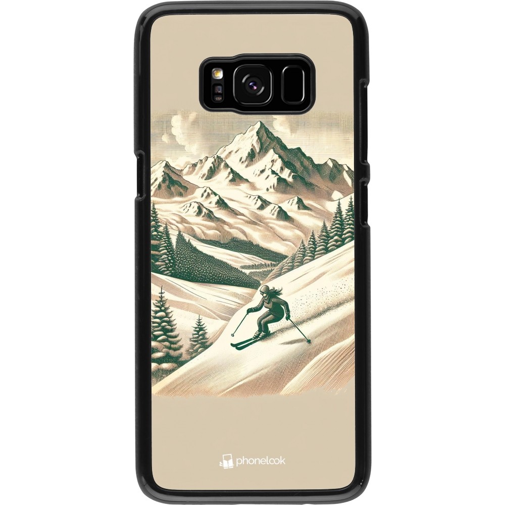 Samsung Galaxy S8 Case Hülle - Vintage Skiberg