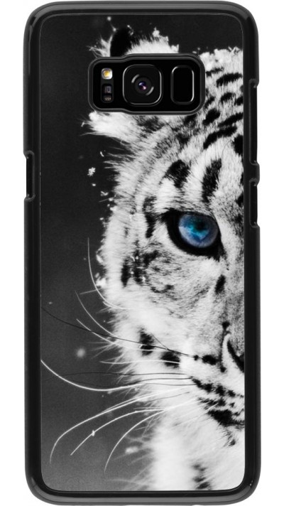 Coque Samsung Galaxy S8 - White tiger blue eye