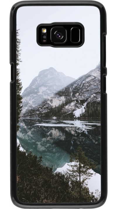 Coque Samsung Galaxy S8 - Winter 22 snowy mountain and lake