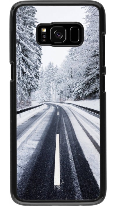 Coque Samsung Galaxy S8 - Winter 22 Snowy Road