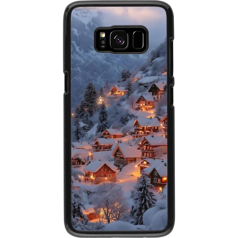 Coque Samsung Galaxy S8 - Winter 25 Winter snowy village