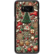 Samsung Galaxy S8 Case Hülle - Weihnachten 2023 Mikromuster