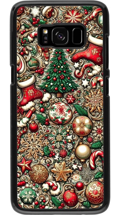 Samsung Galaxy S8 Case Hülle - Weihnachten 2023 Mikromuster