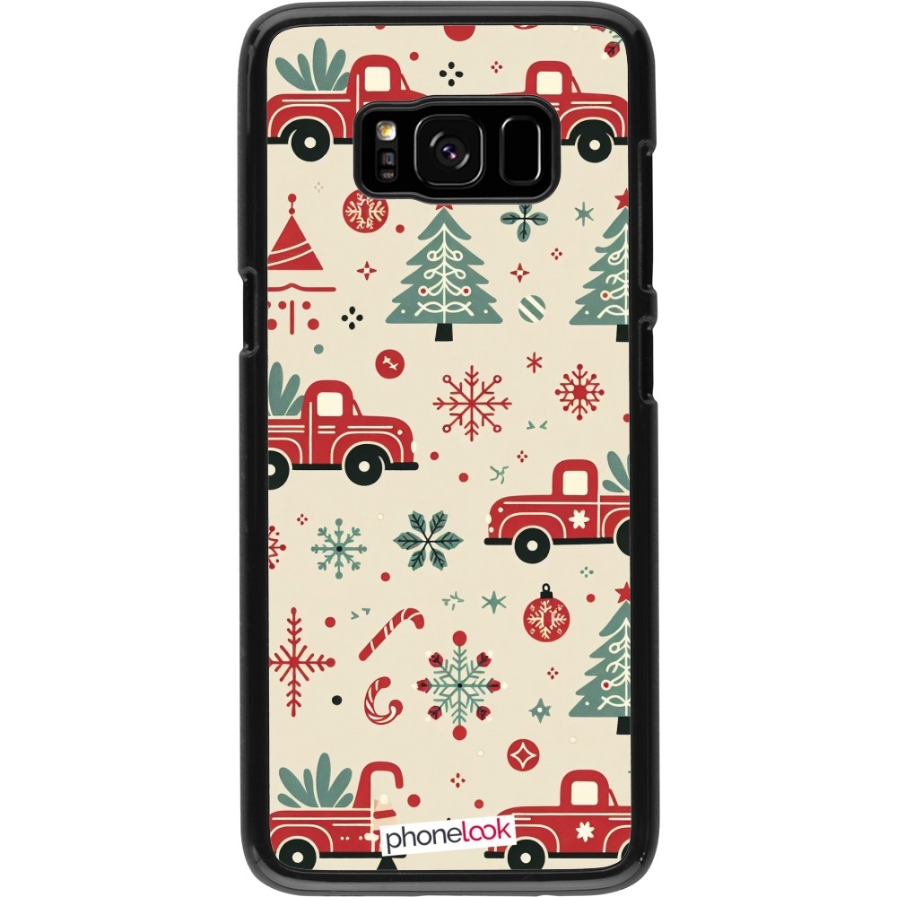 Samsung Galaxy S8 Case Hülle - Weihnachten 2024 Lkw Tanne