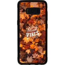 Coque Samsung Galaxy S8 - Silicone rigide noir Autumn 25 Autumn vibes