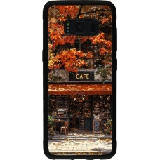 Coque Samsung Galaxy S8 - Silicone rigide noir Autumn 25 Coffee shop