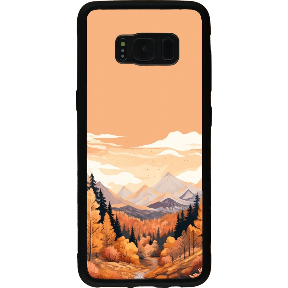 Coque Samsung Galaxy S8 - Silicone rigide noir Autumn 25 Mountains