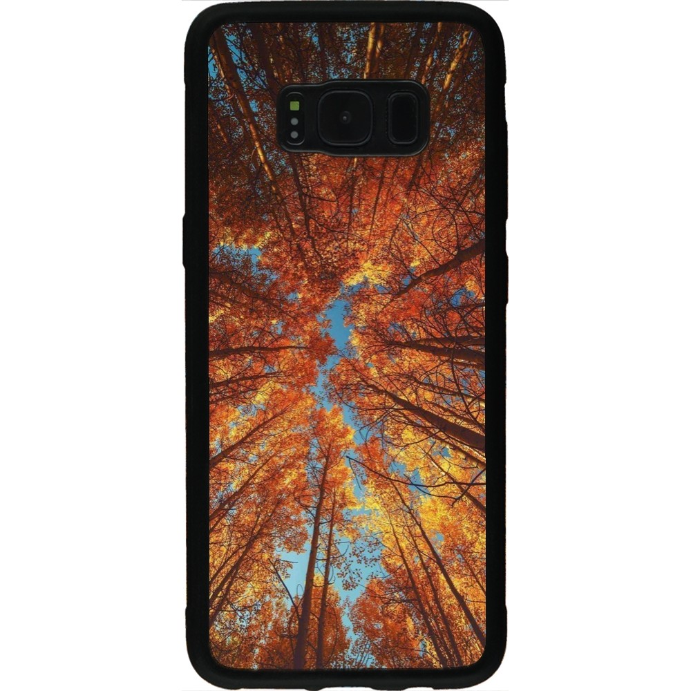 Coque Samsung Galaxy S8 - Silicone rigide noir Autumn 25 Trees
