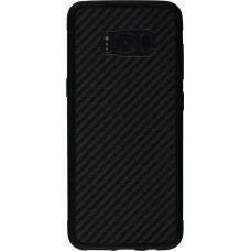 Hülle Samsung Galaxy S8 - Silikon schwarz Carbon Basic