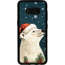 Coque Samsung Galaxy S8 - Silicone rigide noir Christmas 25 Bear