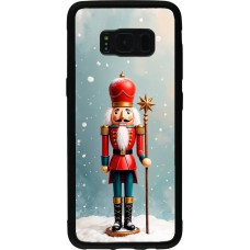 Coque Samsung Galaxy S8 - Silicone rigide noir Christmas 25 Nutcracker Snow