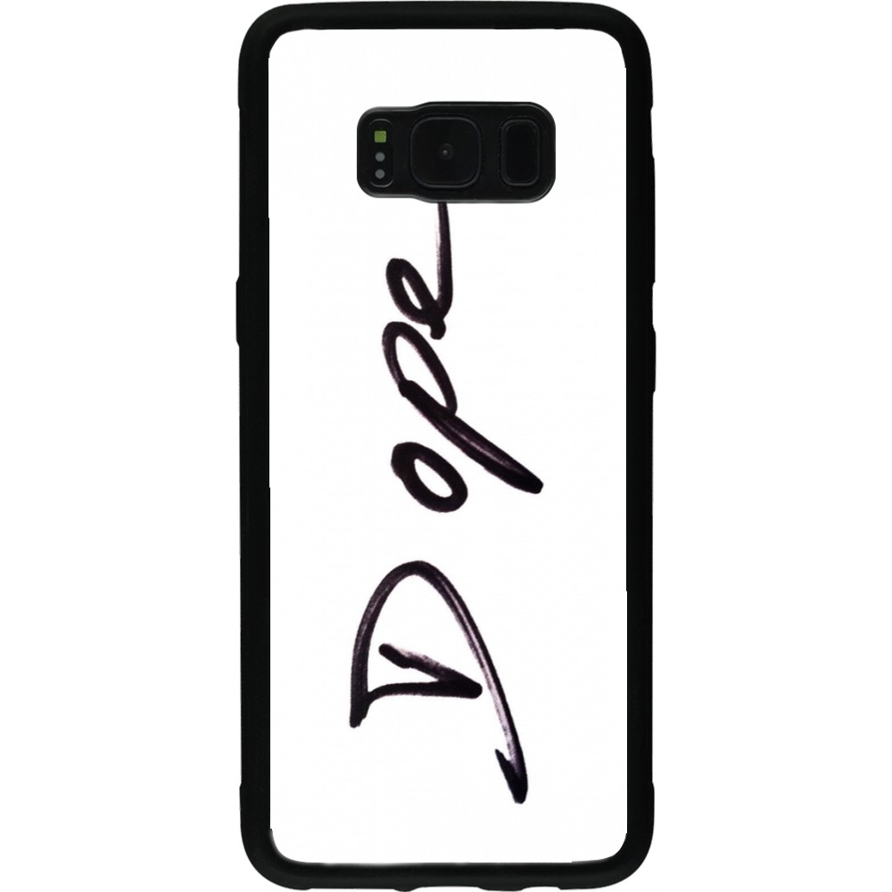 Coque Samsung Galaxy S8 - Silicone rigide noir Dope
