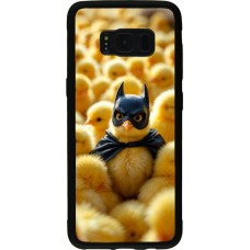 Samsung Galaxy S8 Case Hülle - Silikon schwarz Easter 2026 Chicken Batman