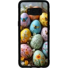Coque Samsung Galaxy S8 - Silicone rigide noir Easter 2026 Eggs with bees