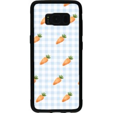 Coque Samsung Galaxy S8 - Silicone rigide noir Easter 2026 Pattern carrots