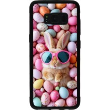 Coque Samsung Galaxy S8 - Silicone rigide noir Easter 2026 Rabbit fun