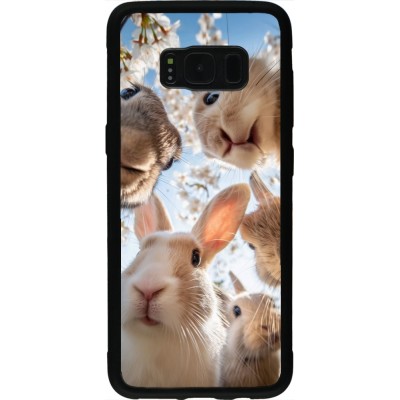 Coque Samsung Galaxy S8 - Silicone rigide noir Easter 2026 Rabbits