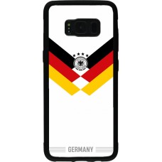 Coque Samsung Galaxy S8 - Silicone rigide noir Maillot de football Allemagne 2026 personnalisable