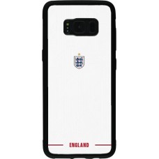 Coque Samsung Galaxy S8 - Silicone rigide noir Maillot de football Angleterre 2026 personnalisable