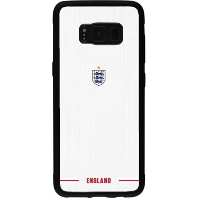 Samsung Galaxy S8 Case Hülle - Silikon schwarz England 2026 personalisierbares Fussballtrikot