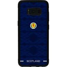 Coque Samsung Galaxy S8 - Silicone rigide noir Maillot de football Ecosse 2026 personnalisable