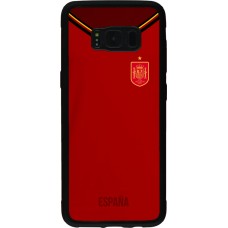 Samsung Galaxy S8 Case Hülle - Silikon schwarz Spanien 2022 personalisierbares Fußballtrikot