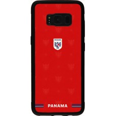 Coque Samsung Galaxy S8 - Silicone rigide noir Maillot de football Panama 2026 personnalisable