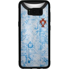 Samsung Galaxy S8 Case Hülle - Silikon schwarz Portugal Away personalisierbares Fussballtrikot