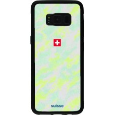 Coque Samsung Galaxy S8 - Silicone rigide noir Maillot de football Suisse Away 2026 personnalisable