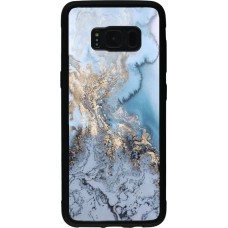 Coque Samsung Galaxy S8 - Silicone rigide noir Marble 04