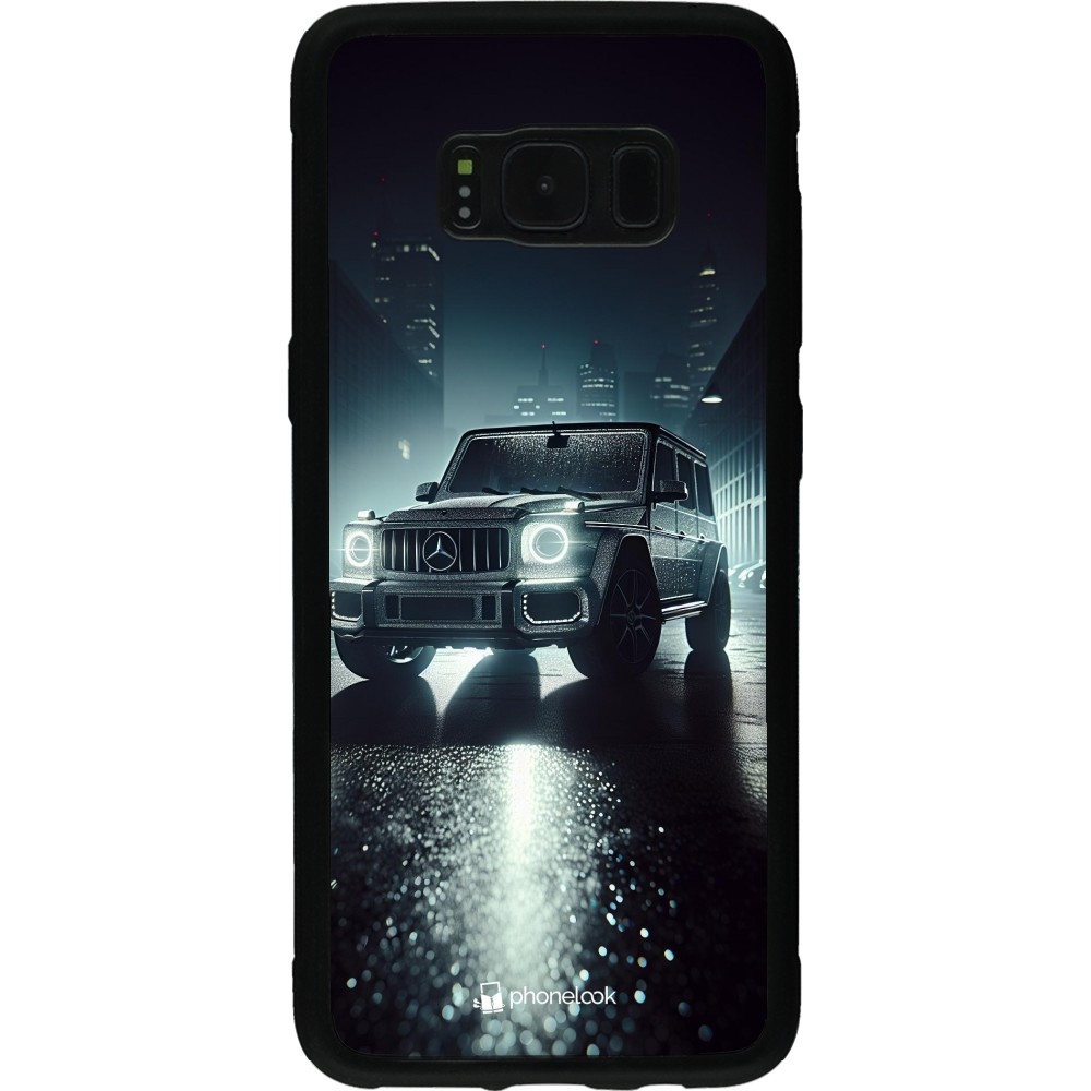 Samsung Galaxy S8 Case Hülle - Silikon schwarz Mercedes G AMG Nacht