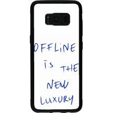 Coque Samsung Galaxy S8 - Silicone rigide noir Offline is the new luxury