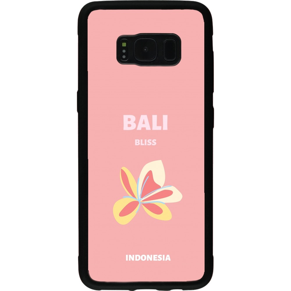 Coque Samsung Galaxy S8 - Silicone rigide noir Pop Summer Destination Bali