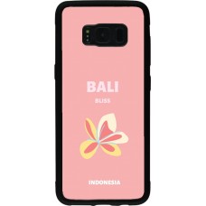 Coque Samsung Galaxy S8 - Silicone rigide noir Pop Summer Destination Bali