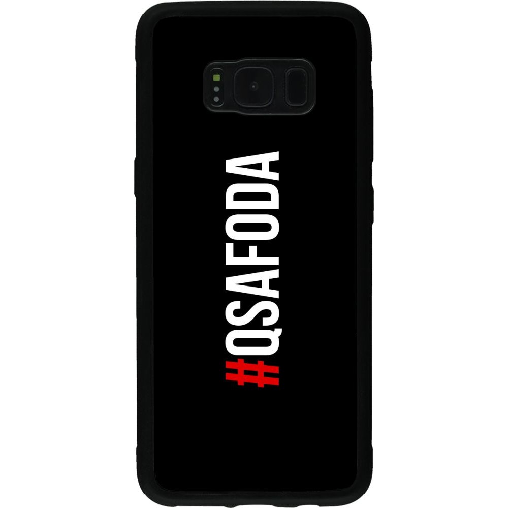 Coque Samsung Galaxy S8 - Silicone rigide noir Qsafoda 1