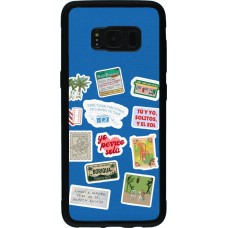 Samsung Galaxy S8 Case Hülle - Silikon schwarz Seals of the Dominican Republic DTMF
