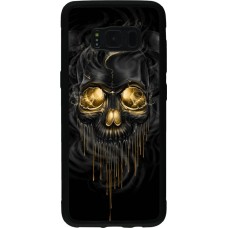 Coque Samsung Galaxy S8 - Silicone rigide noir Skull 02